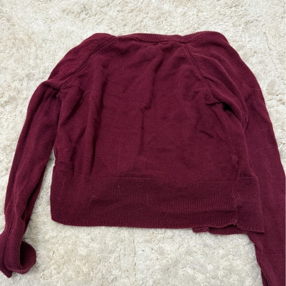 Cat & Jack Red Cardigan Sweater - Picture 2 of 3